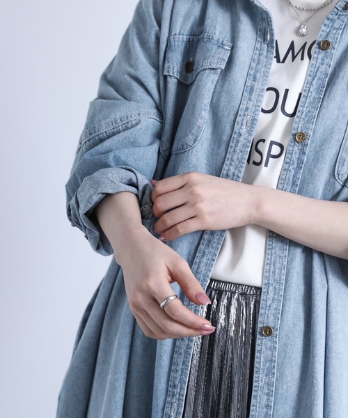 osharewalker（オシャレウォーカー）の「【廃盤】『デニムロングシャツ