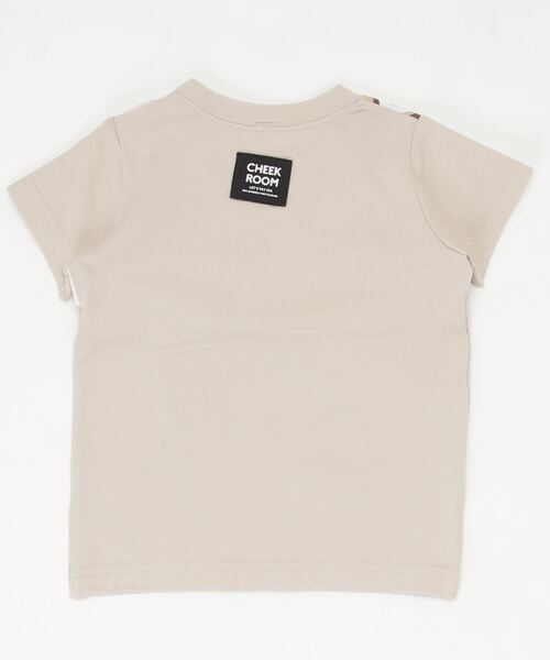 CHEEK ROOM（チークルーム）の「CHEEK ROOM/チークルーム お祭りＴシャツ（Tシャツ/カットソー・キッズ・ベージュ/ピンク/サックスブルー・80ｃｍ/90cm/95cm/100cm/110cm/120cm）」の4枚目の写真