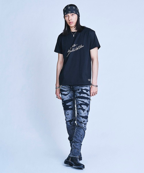 CRIMIE（クライミー）の「LETTERING T SHIRT（Tシャツ/カットソー・メンズ・ホワイト/ブラック・L/M/XXL/S/XL）」の14枚目の写真