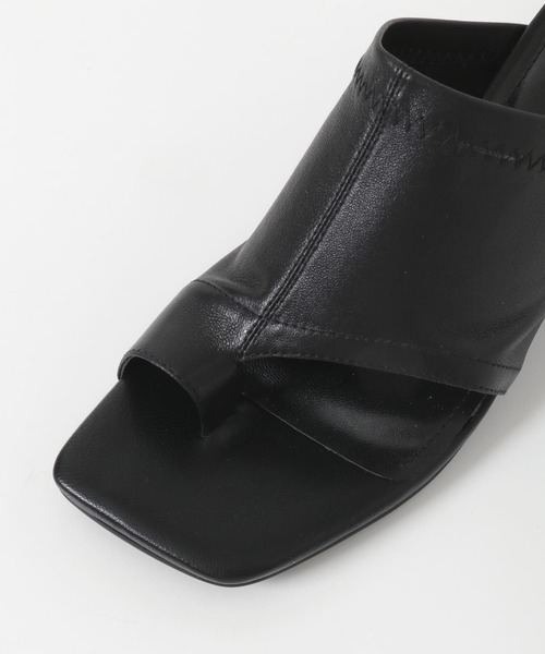 URBAN RESEARCH（アーバンリサーチ）の「ストレッチレザーミュール（サンダル・レディース・ブラック/グレー系その他/ブルー系その他・37/38）」の10枚目の写真