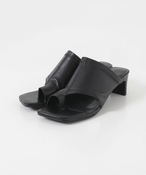 URBAN RESEARCH（アーバンリサーチ）の「ストレッチレザーミュール（サンダル・レディース・ブラック/グレー系その他/ブルー系その他・37/38）」の7枚目の写真
