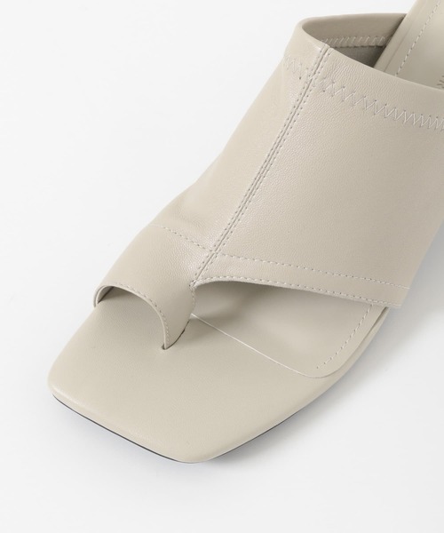 URBAN RESEARCH（アーバンリサーチ）の「ストレッチレザーミュール（サンダル・レディース・ブラック/グレー系その他/ブルー系その他・37/38）」の4枚目の写真