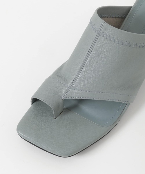 URBAN RESEARCH（アーバンリサーチ）の「ストレッチレザーミュール（サンダル・レディース・ブラック/グレー系その他/ブルー系その他・37/38）」の16枚目の写真