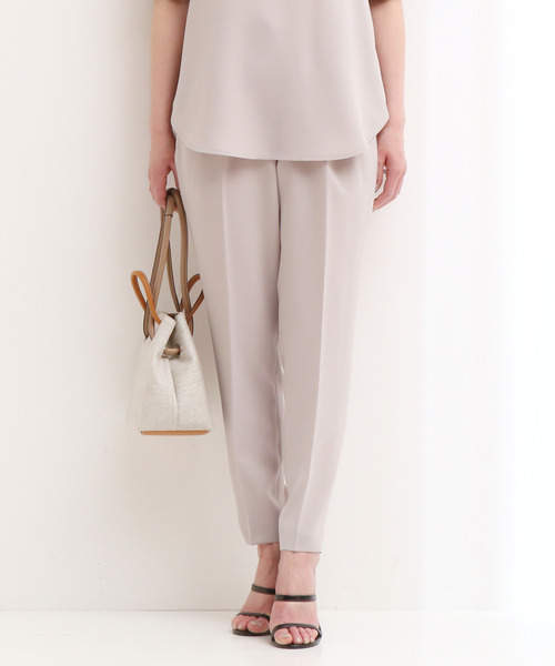 Tiara（ティアラ）の「接触冷感イージータックパンツ（その他パンツ・レディース・ラベンダー/ブラック/グレイッシュベージュ・M/S/L）」の3枚目の写真