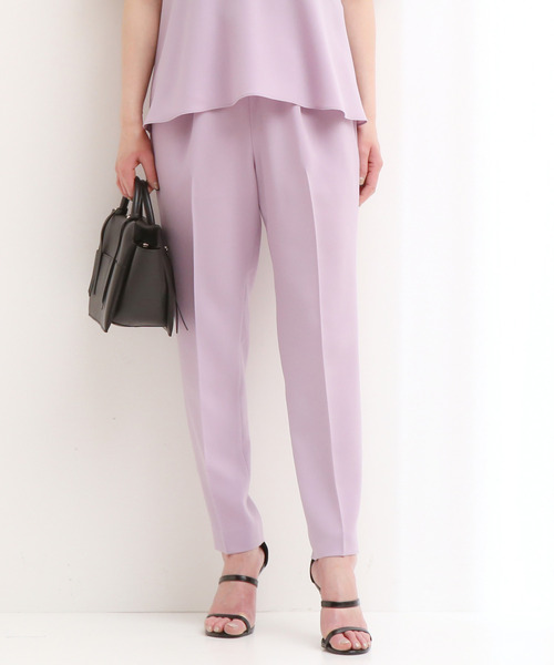 Tiara（ティアラ）の「接触冷感イージータックパンツ（その他パンツ・レディース・ラベンダー/ブラック/グレイッシュベージュ・M/S/L）」の9枚目の写真