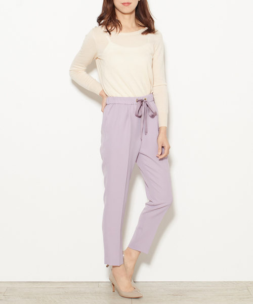 Tiara（ティアラ）の「接触冷感イージータックパンツ（その他パンツ・レディース・ラベンダー/ブラック/グレイッシュベージュ・M/S/L）」の17枚目の写真