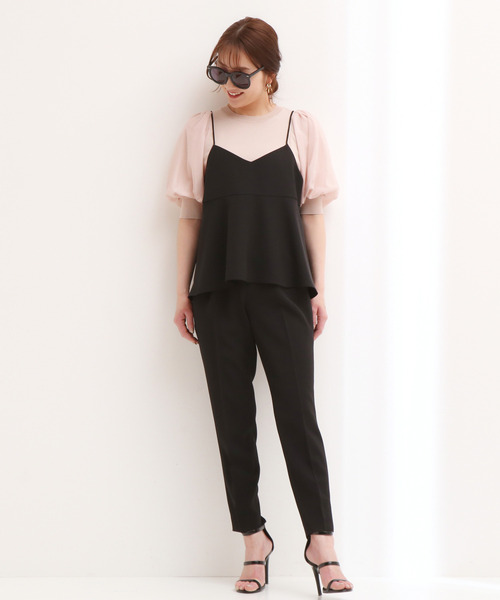 Tiara（ティアラ）の「接触冷感イージータックパンツ（その他パンツ・レディース・ラベンダー/ブラック/グレイッシュベージュ・M/S/L）」の21枚目の写真