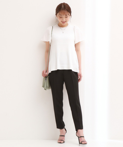 Tiara（ティアラ）の「接触冷感イージータックパンツ（その他パンツ・レディース・ラベンダー/ブラック/グレイッシュベージュ・M/S/L）」の22枚目の写真