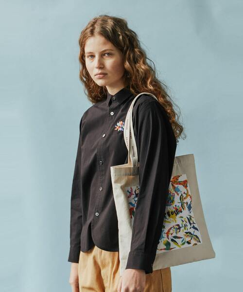 FRAPBOIS（フラボア）の「FRAPBOIS×田室綾乃×クレパス トートバッグ（トートバッグ・レディース・キナリ・FREE）」の8枚目の写真