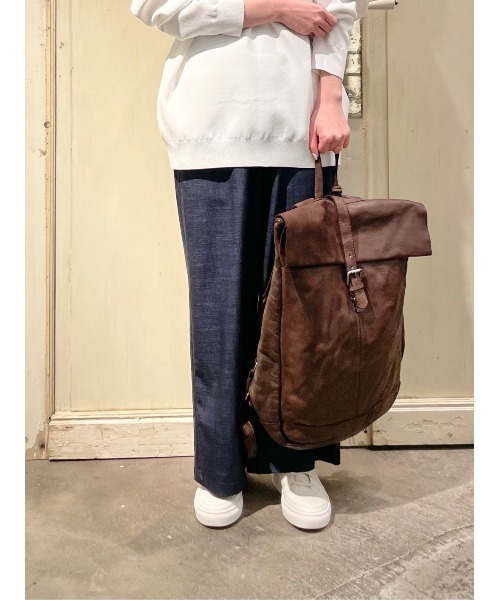 BEARDSLEY（ビアズリー）の「”HARBOUR 2nd”レザーリュック（バックパック/リュック・レディース・ブラウン・FREE）」の12枚目の写真