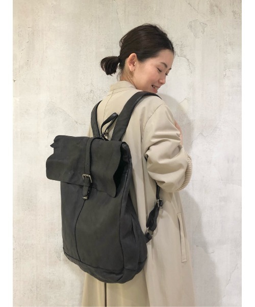 BEARDSLEY（ビアズリー）の「”HARBOUR 2nd”レザーリュック（バックパック/リュック・レディース・ブラウン・FREE）」の21枚目の写真