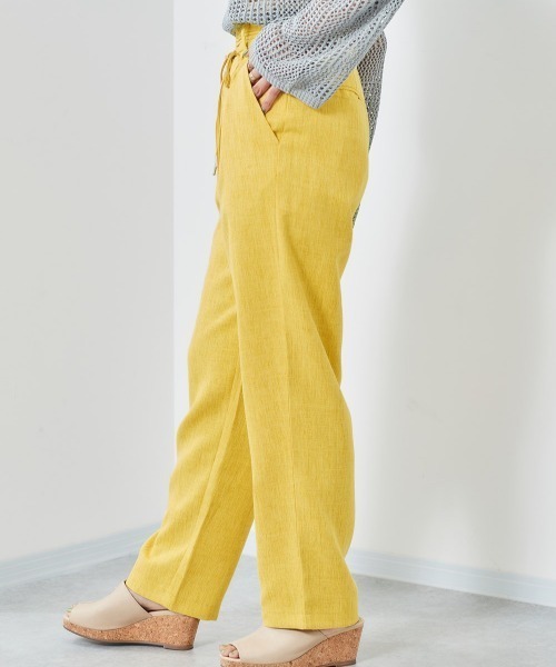 cepo(セポ)の「ツイードリネンライクパンツ(その他パンツ・レディース・ブルー/ベージュ/オレンジ・M/S)」の6枚目の写真