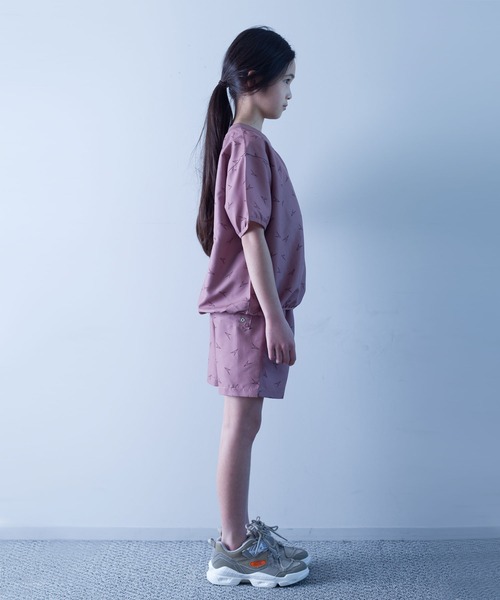 瞬足（シュンソク）の「瞬足/キッズ/withウォーターTee/SSA3040（Tシャツ/カットソー・キッズ・チャコール/ブルー/ベージュ/カーキ/ピンク・S/XL/L/M）」の22枚目の写真