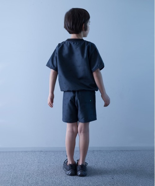 瞬足（シュンソク）の「瞬足/キッズ/withウォーターTee/SSA3040（Tシャツ/カットソー・キッズ・チャコール/ブルー/ベージュ/カーキ/ピンク・S/XL/L/M）」の19枚目の写真