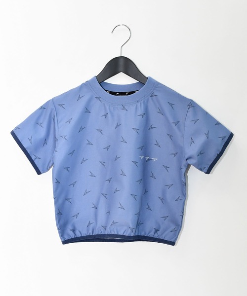 瞬足（シュンソク）の「瞬足/キッズ/withウォーターTee/SSA3040（Tシャツ/カットソー・キッズ・チャコール/ブルー/ベージュ/カーキ/ピンク・S/XL/L/M）」の13枚目の写真