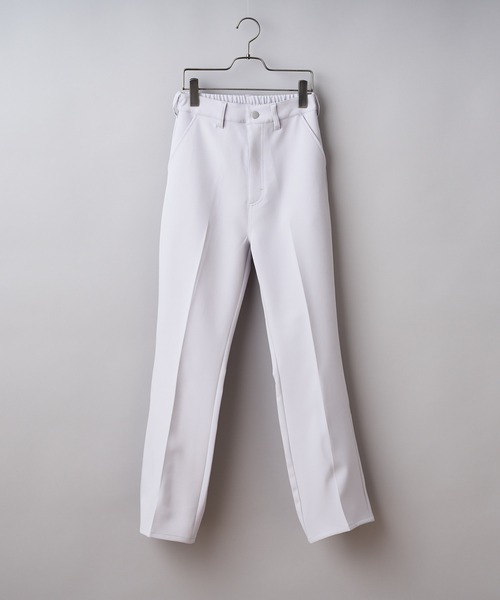 CIAOPANIC（チャオパニック）の「カラーセンタープレススラックスパンツ（スラックス・レディース・ライトグレー/ピンク/グリーン/ブラック・FREE）」の16枚目の写真