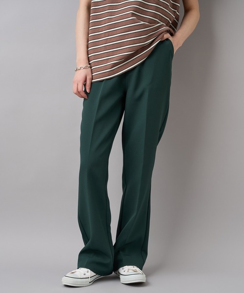 CIAOPANIC（チャオパニック）の「カラーセンタープレススラックスパンツ（スラックス・レディース・ライトグレー/ピンク/グリーン/ブラック・FREE）」の14枚目の写真