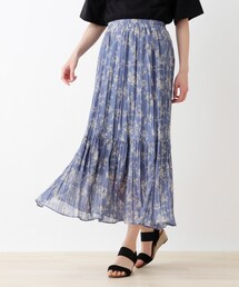 SHOO・LA・RUE | 花柄ティアードロングスカート(スカート)