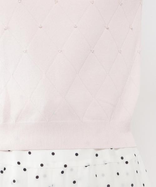 LODISPOTTO(ロディスポット)の「Parlyパフニット(ニット/セーター・レディース・ピンク/アイボリー/ラベンダー・MEDIUM)」の8枚目の写真