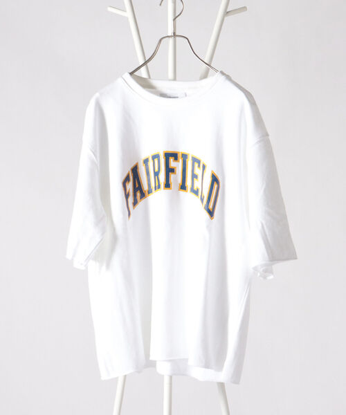 GLOSTER（グロスター）の「カレッジプリント裏毛ショートスリーブTEE（Tシャツ/カットソー・メンズ・ホワイト/オフホワイト/ブラック・FREE）」の13枚目の写真