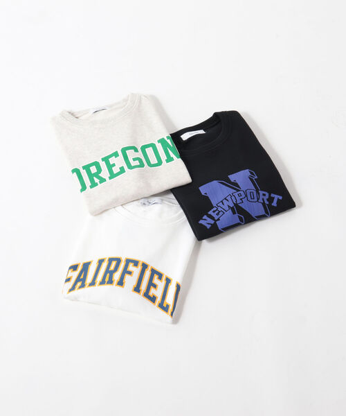 GLOSTER（グロスター）の「カレッジプリント裏毛ショートスリーブTEE（Tシャツ/カットソー・メンズ・ホワイト/オフホワイト/ブラック・FREE）」の11枚目の写真