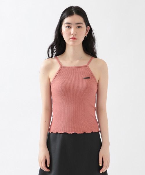 MAGPIEROBIN（マグパイロビン）の「MAGPIE ROBIN／Hemメローキャミ　2956407（キャミソール・レディース・ライトブルー/ブラック/アイボリー/スモークピンク・FREE）」の13枚目の写真