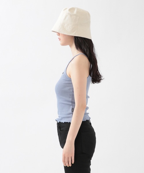 MAGPIEROBIN（マグパイロビン）の「MAGPIE ROBIN／Hemメローキャミ　2956407（キャミソール・レディース・ライトブルー/ブラック/アイボリー/スモークピンク・FREE）」の21枚目の写真