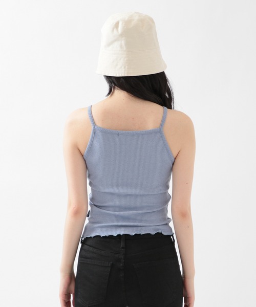 MAGPIEROBIN（マグパイロビン）の「MAGPIE ROBIN／Hemメローキャミ　2956407（キャミソール・レディース・ライトブルー/ブラック/アイボリー/スモークピンク・FREE）」の10枚目の写真