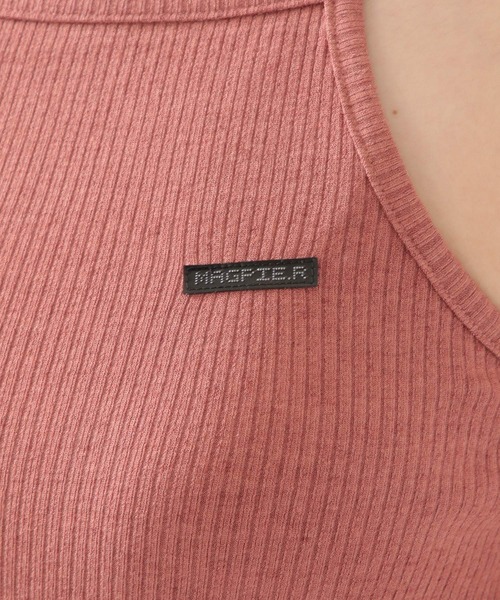 MAGPIEROBIN（マグパイロビン）の「MAGPIE ROBIN／Hemメローキャミ　2956407（キャミソール・レディース・ライトブルー/ブラック/アイボリー/スモークピンク・FREE）」の15枚目の写真