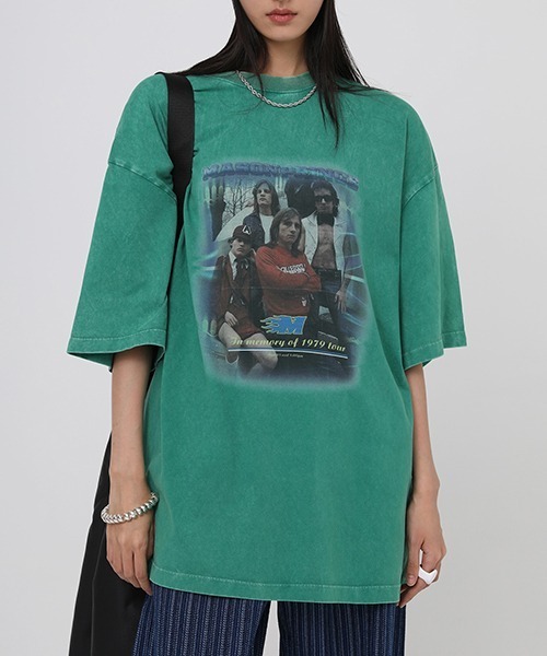 MASONPRINCE(メイソンプリンス)の「【MASONPRINCE】Vintage processing orchestra tour printing t-shirt DT3055(Tシャツ/カットソー・メンズ・ホワイト/ブラック/グリーン・S/M/L)」の9枚目の写真