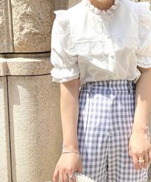 Allamanda | ヨークフリルレース／ブラウス(シャツ/ブラウス)