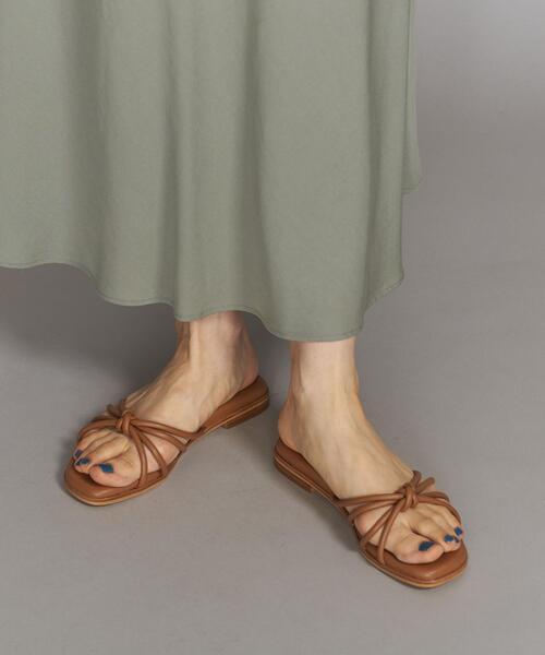 BEAUTY&YOUTH UNITED ARROWS（ビューティーアンドユースユナイテッドアローズ）の「BY タイスライダーサンダル ◆（サンダル・レディース・ホワイト/ブラック/ブラウン・38/36/37/36h/37h）」の3枚目の写真