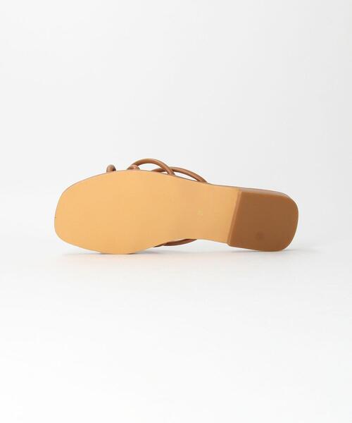 BEAUTY&YOUTH UNITED ARROWS（ビューティーアンドユースユナイテッドアローズ）の「BY タイスライダーサンダル ◆（サンダル・レディース・ホワイト/ブラック/ブラウン・38/36/37/36h/37h）」の5枚目の写真