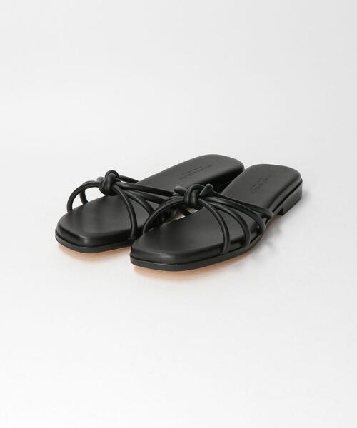 BEAUTY&YOUTH UNITED ARROWS（ビューティーアンドユースユナイテッドアローズ）の「BY タイスライダーサンダル ◆（サンダル・レディース・ホワイト/ブラック/ブラウン・38/36/37/36h/37h）」の9枚目の写真