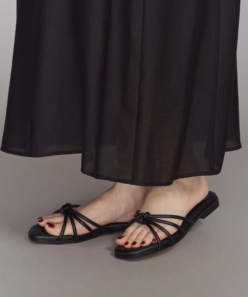 BEAUTY&YOUTH UNITED ARROWS（ビューティーアンドユースユナイテッドアローズ）の「BY タイスライダーサンダル ◆（サンダル・レディース・ホワイト/ブラック/ブラウン・38/36/37/36h/37h）」の10枚目の写真