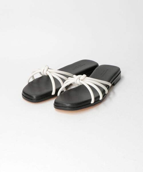 BEAUTY&YOUTH UNITED ARROWS（ビューティーアンドユースユナイテッドアローズ）の「BY タイスライダーサンダル ◆（サンダル・レディース・ホワイト/ブラック/ブラウン・38/36/37/36h/37h）」の14枚目の写真