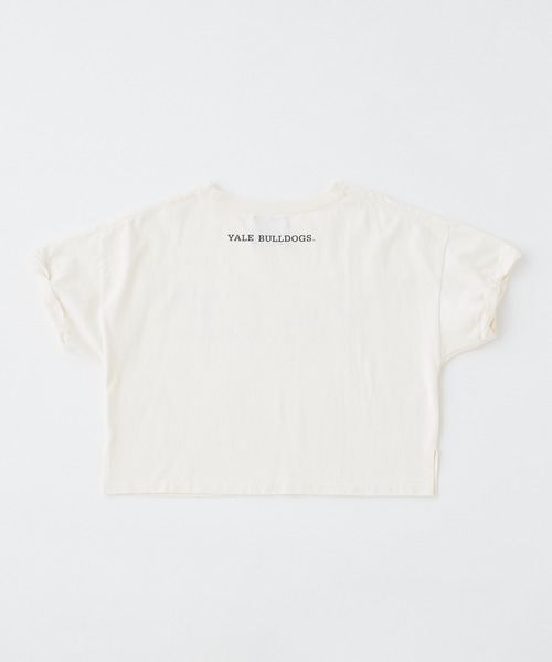 Chico(チコ)の「YALEロゴプリントラグビーTシャツ(Tシャツ/カットソー・レディース・ネイビー/パープル/チャコールグレー/ホワイト・FREE)」の20枚目の写真