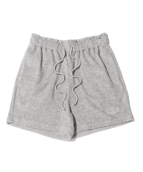 UGG(アグ)の「UGG@mos ROOM WEAR パイル ショートパンツ(ルームウェア/パジャマ・レディース・ベージュ/グレー/アイボリー・L/M)」の1枚目の写真