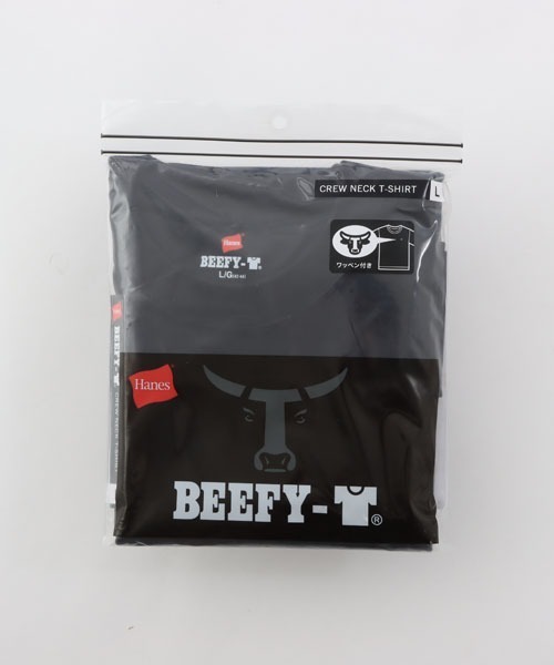 HANES（ヘインズ）の「【Hanes/ヘインズ】メンズ BEEFY-T Tシャツ（Tシャツ/カットソー・メンズ・ブラック/ヘザーグレー/ネイビー/ホワイト・LARGE/X-SMALL/X-LARGE/MEDIUM/SMALL）」の12枚目の写真