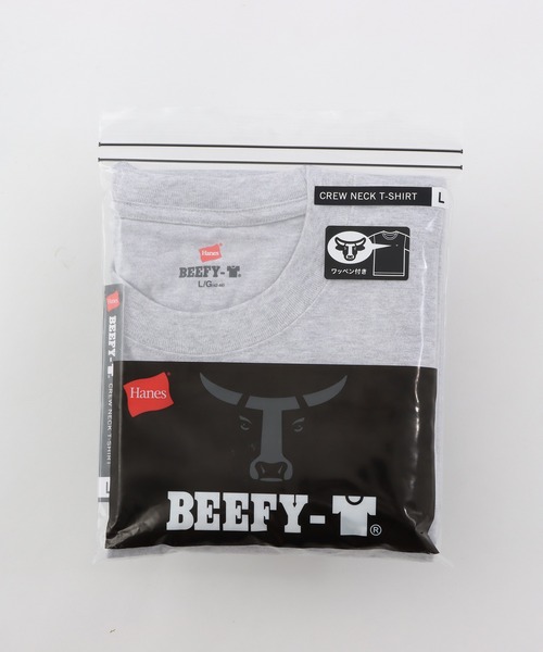 HANES（ヘインズ）の「【Hanes/ヘインズ】メンズ BEEFY-T Tシャツ（Tシャツ/カットソー・メンズ・ブラック/ヘザーグレー/ネイビー/ホワイト・LARGE/X-SMALL/X-LARGE/MEDIUM/SMALL）」の17枚目の写真