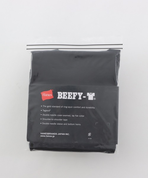 HANES（ヘインズ）の「【Hanes/ヘインズ】メンズ BEEFY-T Tシャツ（Tシャツ/カットソー・メンズ・ブラック/ヘザーグレー/ネイビー/ホワイト・LARGE/X-SMALL/X-LARGE/MEDIUM/SMALL）」の15枚目の写真