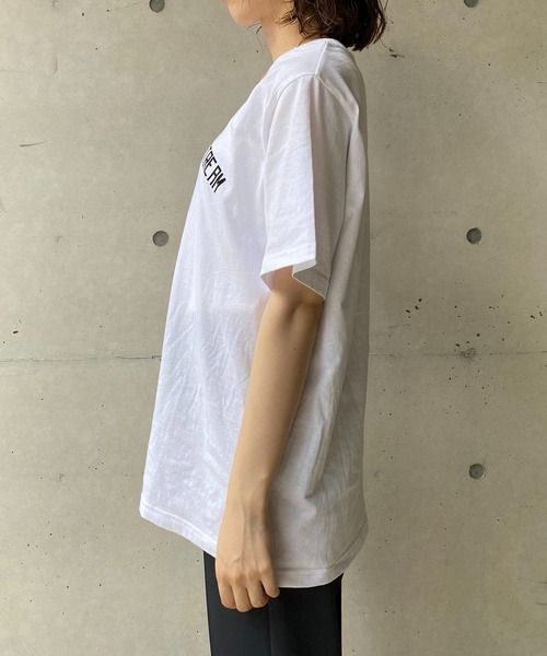 CAPRICIEUX LE'MAGE（カプリシューレマージュ）の「N.V.S.カレッジＴシャツ（Tシャツ/カットソー・レディース・ブラック/ホワイト・FREE）」の6枚目の写真