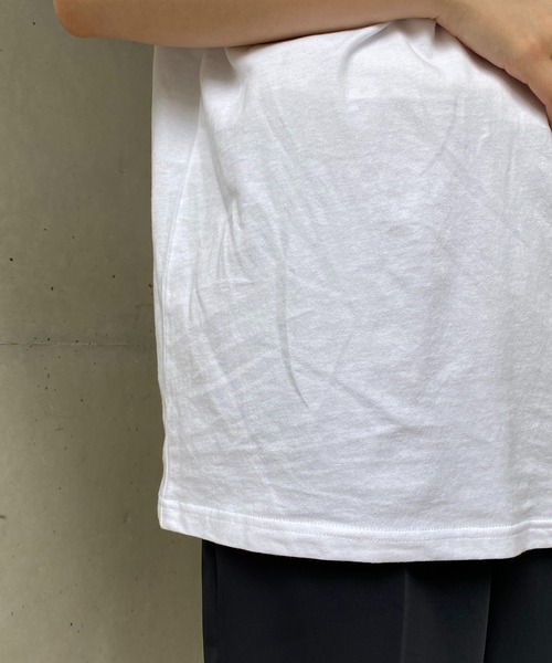 CAPRICIEUX LE'MAGE（カプリシューレマージュ）の「N.V.S.カレッジＴシャツ（Tシャツ/カットソー・レディース・ブラック/ホワイト・FREE）」の11枚目の写真