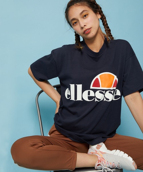 ellesse(エレッセ)の「【ellesse】ヘリテージロゴTEE(Tシャツ/カットソー・レディース・グレー/ホワイト/ネイビー・S)」の18枚目の写真