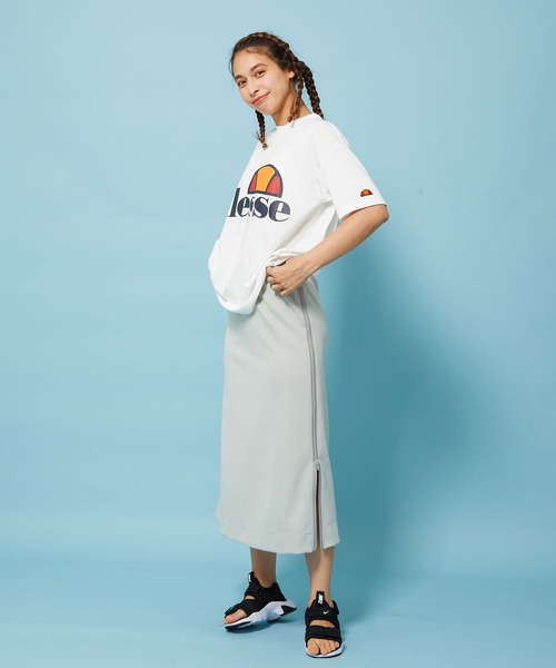 ellesse(エレッセ)の「【ellesse】ヘリテージロゴTEE(Tシャツ/カットソー・レディース・グレー/ホワイト/ネイビー・S)」の12枚目の写真