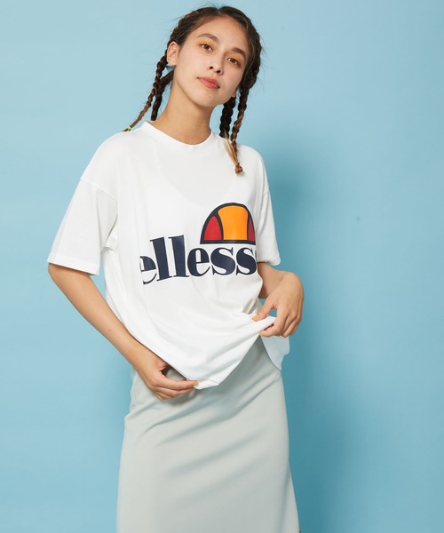 ellesse(エレッセ)の「【ellesse】ヘリテージロゴTEE(Tシャツ/カットソー・レディース・グレー/ホワイト/ネイビー・S)」の15枚目の写真