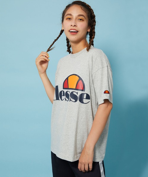 ellesse(エレッセ)の「【ellesse】ヘリテージロゴTEE(Tシャツ/カットソー・レディース・グレー/ホワイト/ネイビー・S)」の16枚目の写真