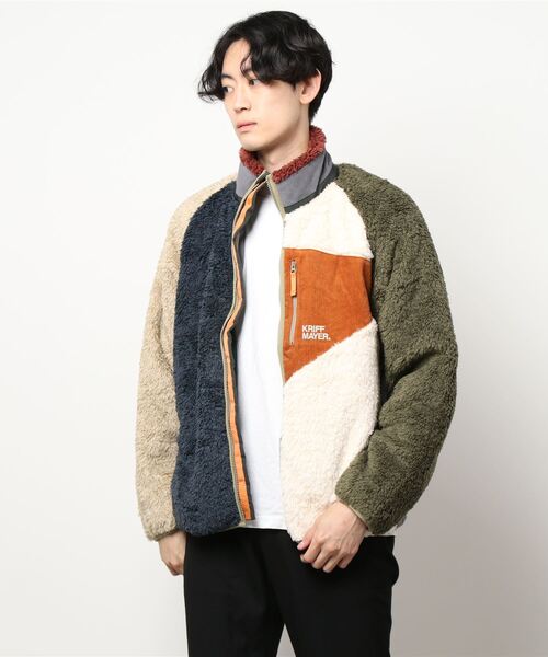 KRIFF MAYER(クリフメイヤー)の「シャギーボアJK(その他アウター・メンズ・ベージュ/レンガ/カラフル/ナチュラル/カーキ/その他5/グレー/ネイビー・SMALL/MEDIUM/LARGE/X-LARGE)」の7枚目の写真