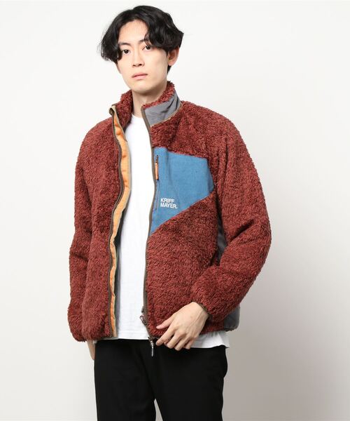 KRIFF MAYER(クリフメイヤー)の「シャギーボアJK(その他アウター・メンズ・ベージュ/レンガ/カラフル/ナチュラル/カーキ/その他5/グレー/ネイビー・SMALL/MEDIUM/LARGE/X-LARGE)」の1枚目の写真
