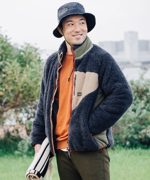 KRIFF MAYER(クリフメイヤー)の「シャギーボアJK(その他アウター・メンズ・ベージュ/レンガ/カラフル/ナチュラル/カーキ/その他5/グレー/ネイビー・SMALL/MEDIUM/LARGE/X-LARGE)」の6枚目の写真